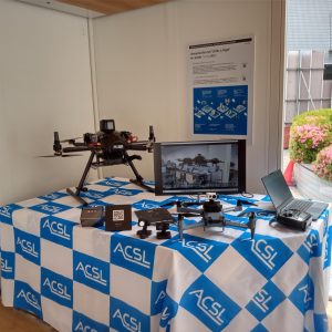ＡＣＳＬ、G7広島サミットの国際メディアセンター内に、日本初の第一種型式認証を取得した「PF2-CAT3」および「SOTEN（蒼天）」を展示